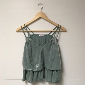 Sage Crop Top
